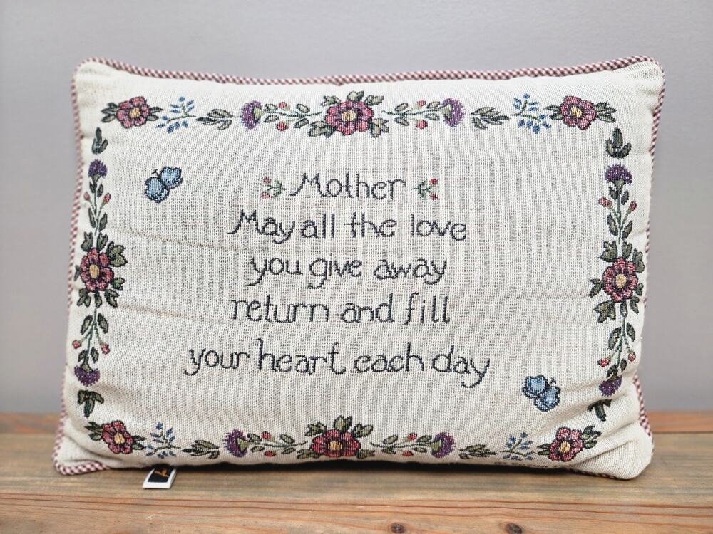 Susan Florence Tapestry Pillow Mother May All The Love